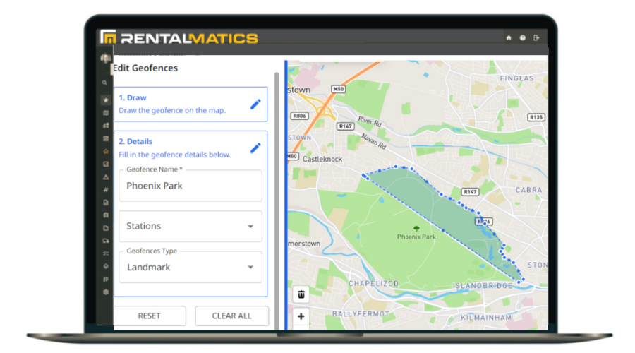 GPS Geofencing for vehicle rental fleets